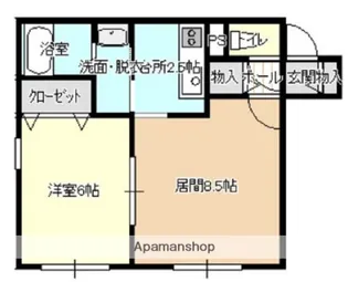 なごみ旭町【2階】の間取り