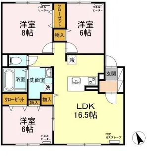 メゾン・ド・レクサス【2階】の間取り