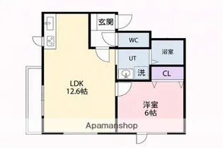 DESIGN MAISON T2【305号室】の間取り