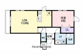 IーFORT【103号室】の間取り