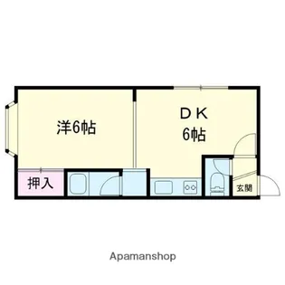 Mハイツ【201号室】の間取り
