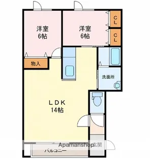 プレシャスビレッジⅡ【2階】の間取り