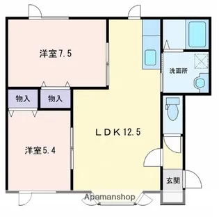 ノーザンベル【1階】の間取り