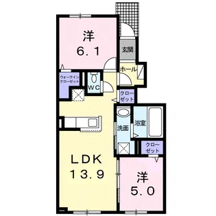 ネオ グレイスⅢ【1階】の間取り