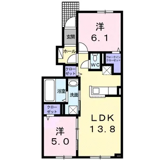 ネオ グレイスⅢ【1階】の間取り