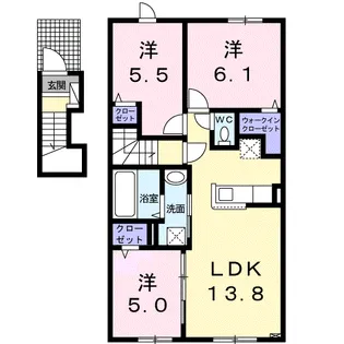 ネオ グレイスⅢ【2階】の間取り