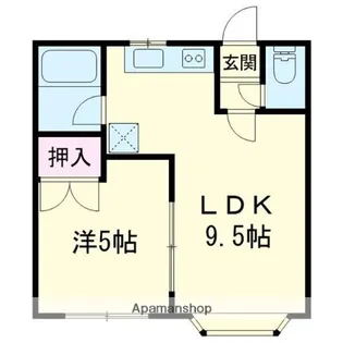 ロイヤルハイツ【206号室】の間取り