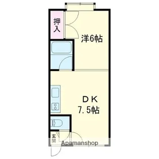 00ハイツサリーレ【106号室】の間取り