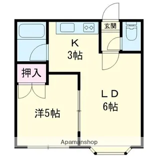 クラールハイム【202号室】の間取り