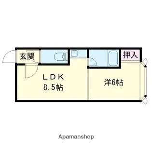 エポックワールド【203号室】の間取り