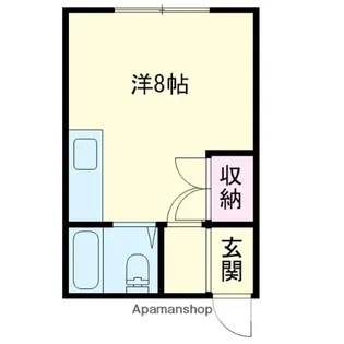 コーポYUKI【203号室】の間取り