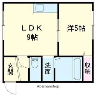 ハイツ彩華Ⅰ【1階】の間取り