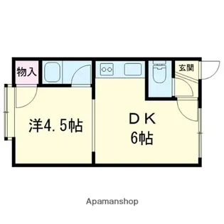 ペアレント【101号室】の間取り