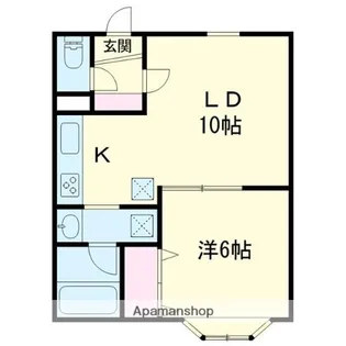 フロリザン【1階】の間取り