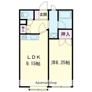 APゴールデン【2階】の間取り