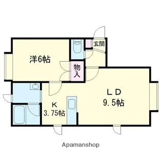 グレイス4【1階】の間取り