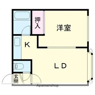 コーポサンライズA【3階】の間取り
