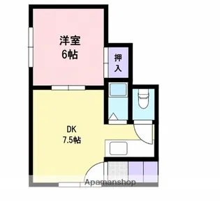 寿ハイツ【202号室】の間取り