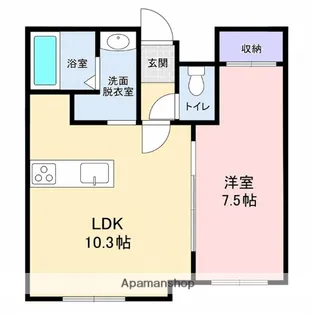 苫小牧市北栄町5丁目AP【1階】の間取り