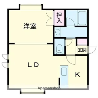 グレイスⅢ【202号室】の間取り
