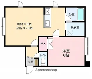 グレイスⅢ【201号室】の間取り