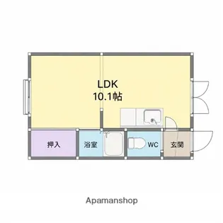 ハイツたんぽぽ【106号室】の間取り