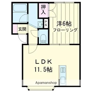 フォレストハイムⅡ【202号室】の間取り