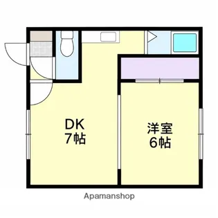 ハイツまるいNO.74【105号室】の間取り
