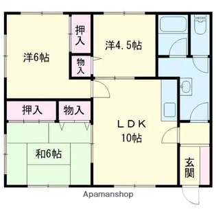 セフティ3【202号室】の間取り