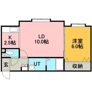 MILKY WAY【202号室】の間取り
