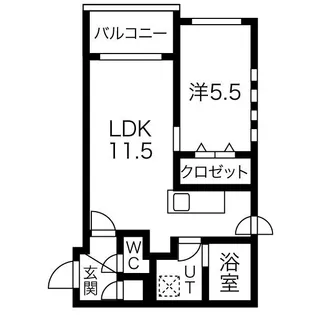 カームヴィレッジ【2階】の間取り