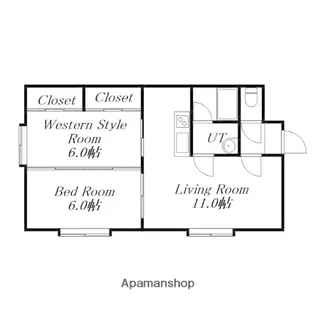 レジデンス23【2階】の間取り