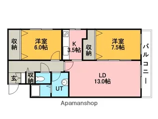 エルドラード前田【3階】の間取り