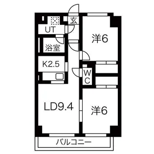 パークいなづみ【2階】の間取り