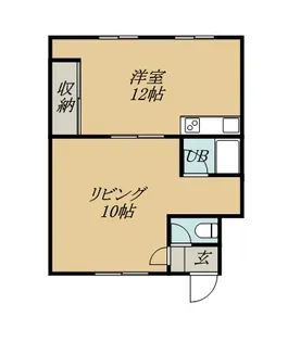 大輝ハイム【101号室】の間取り
