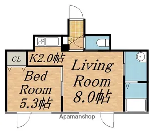スターヴィレッジ【2階】の間取り