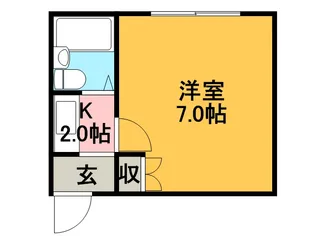 ピアコート前田【00206号室】の間取り