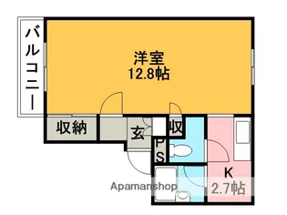 アンビシャス手稲【301号室】の間取り