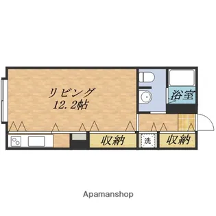 ウィズ【201号室】の間取り