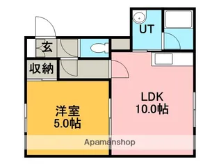 レジデンス雅【101.号室】の間取り