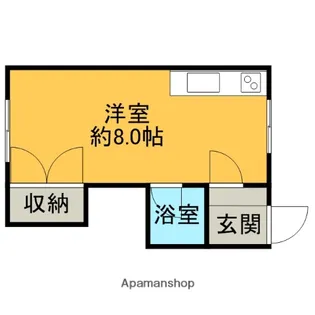 ベイ桂岡Ⅱ【201号室】の間取り