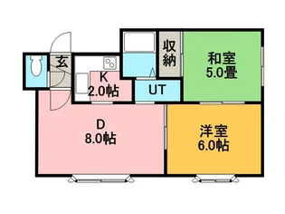 ハイムアルテリエ【201号室】の間取り