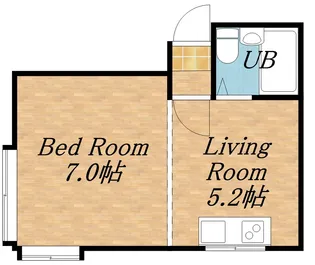 カルチェ・ラタン【107号室】の間取り