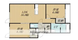 北海道札幌市手稲区前田三条7丁目【アパート】の間取り