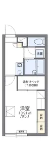 1Kの間取り画像