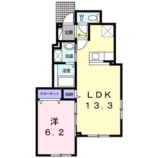 ローズマリー【1階】の間取り