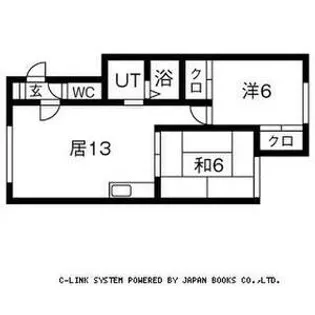 マンションむらかみ3【1階】の間取り