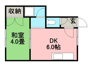 ロジェ曙II【102号室】の間取り