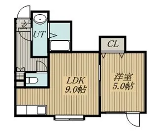 プルメリア明日風【2階】の間取り
