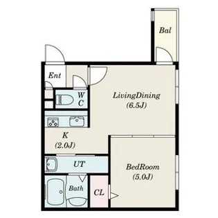 CREATE手稲前田【405号室】の間取り